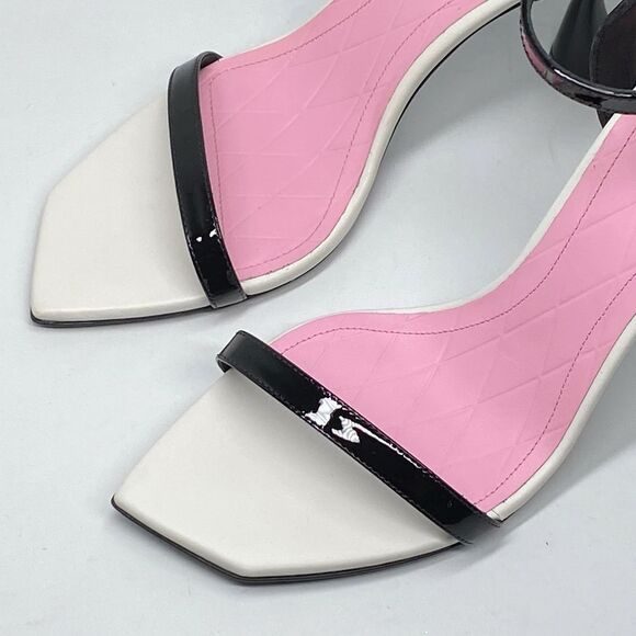 Balmain Eden 95MM Colorblocked Patent Leather Sandals size 37 - Picture 7 of 14